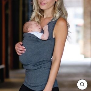 Lalabu Soothe Shirt Baby Carrier Gray Tank Top